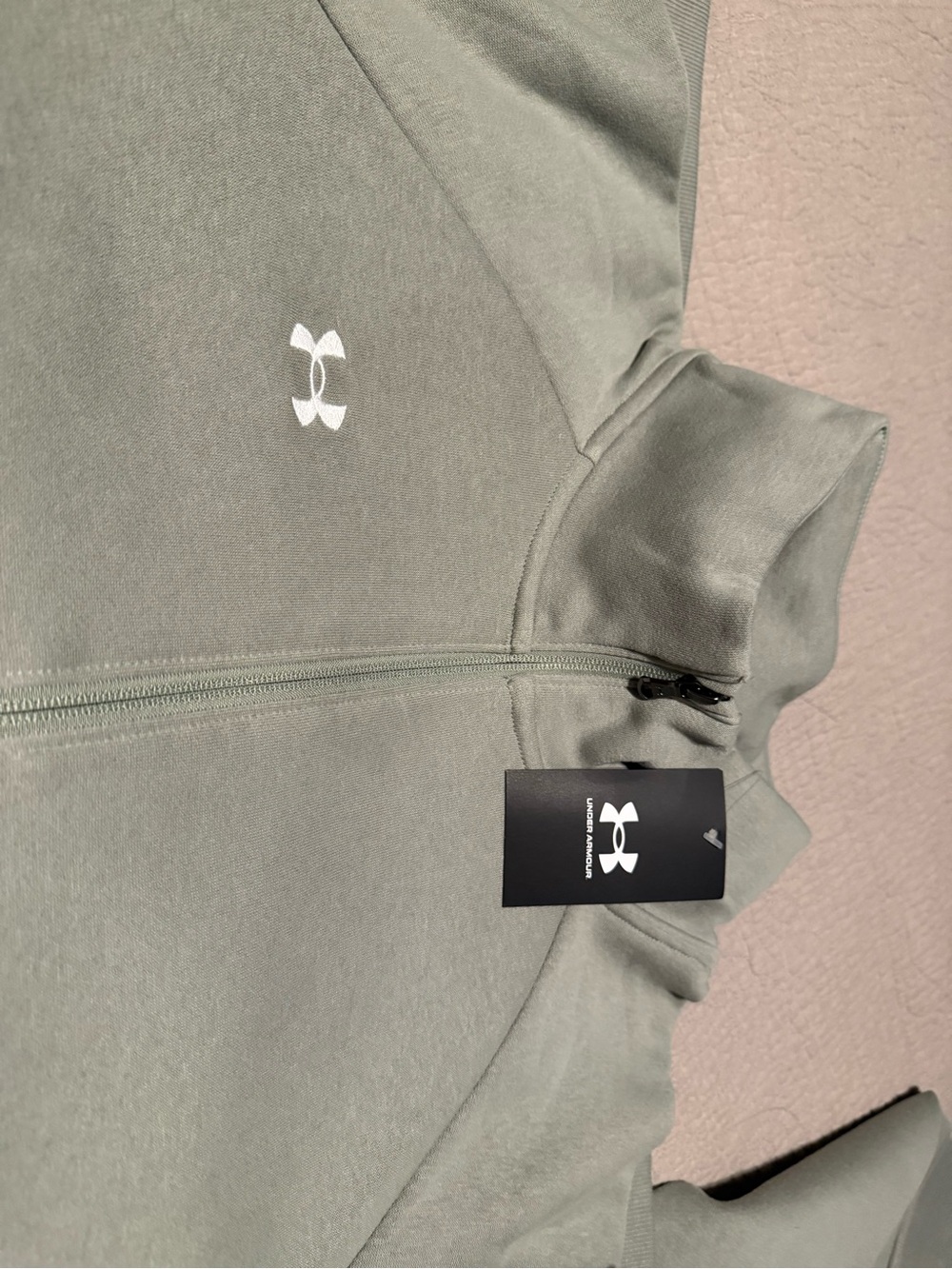 Under Amour Sage Green Full-Zip Pullover Jacket